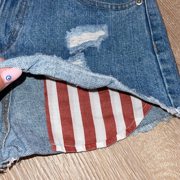Forever 21 High Waist Jean Shorts - Picture 3 of 5